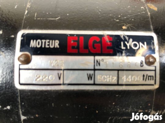 Eladó 230 Voltos Villanymotor ELGE Lyon