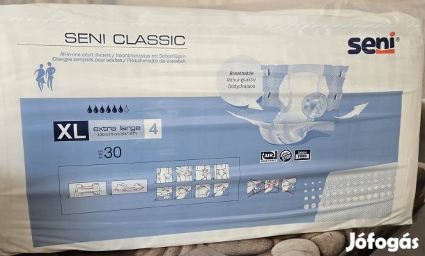 Eladó 270-db Seni classic XL felnőtt pelenka