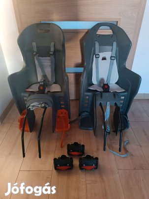 Eladó 2 Darab Polisport gyerekülés kerékpár adapterrel