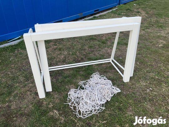 Eladó 2 darabos focikapu szett hálóval