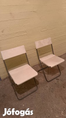 Eladó 2 db összecsukható szék