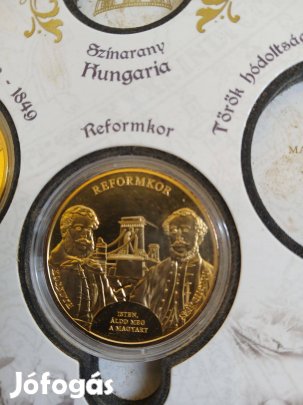 Eladó 2db tükörveretes emĺékérem