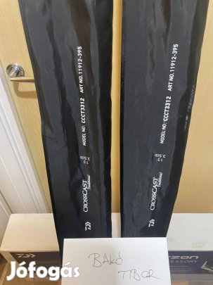 Eladó 2db új Daiwa Crosscast Traditional (TRD) 13ft 3.5lb horgászbot