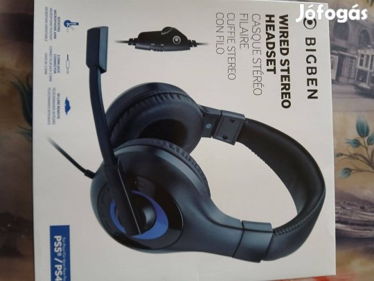 Eladó 31. Ps4 Ps5 Bigben Stereo Gaming Headset Új Bontatlan :