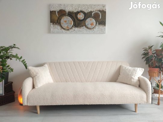 Eladó 3+2+1 teddy plüss garnitúra