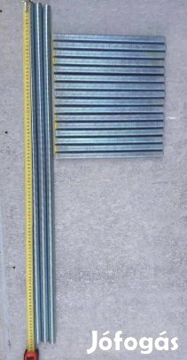 Eladó 3darab menetesszár M24x1 méteres illetve 16 darab M24x330mm-es!