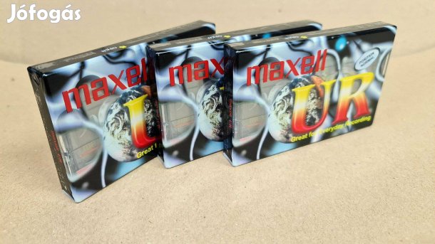 Eladó 3db Maxell UR 90 bontatlan kazetta
