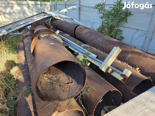 Eladó 400as Acél cső 60m