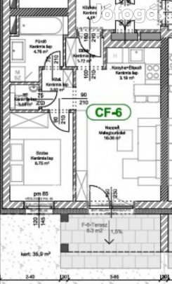 Eladó 41 nm-es lakás Levél