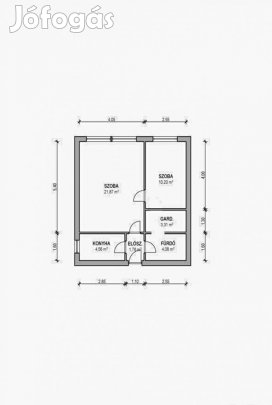 Eladó 46 nm-es lakás Budapest 14. ker.