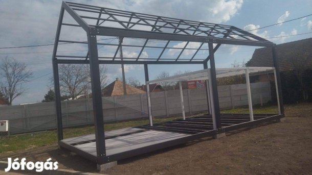 Eladó 48m2-es mobilház, nyaraló, modulház, mobil épület váz