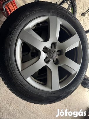 Eladó 4DB Használt!!! Gyári AUDI Alufelni Téli Gumival!