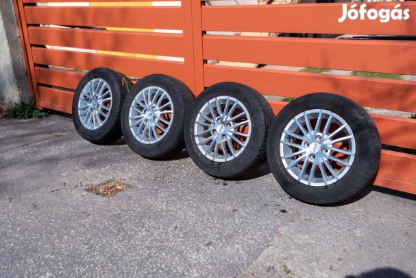 Eladó 4 db Aluett alufelni gumival 14 4x100 ET45