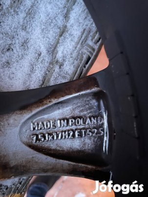 Eladó 4 db Mercedes B (W246) alufelni, nyári gumikkal 225/45R17