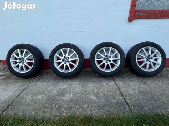 Eladó 4 db Saab alufelni 215/55 R16 Hankook Ventus Prime4 1 gumikkal