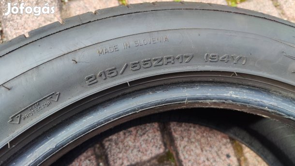 Eladó 4db használt dunlop sport maxx rt2 nyári gumi