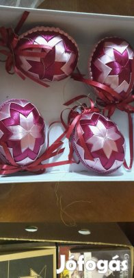 Eladó 4db nagyméretű húsvéti tojás dekorációs cékra.