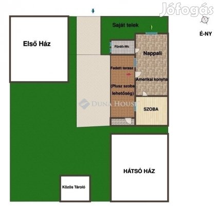 Eladó 50 nm-es ház Dunaharaszti