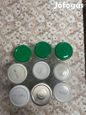 Eladó 50db befőttes üveg