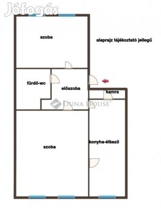 Eladó 51 nm-es lakás Pécs