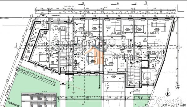 Eladó 52 nm-es Új építésű tégla lakás Gyula