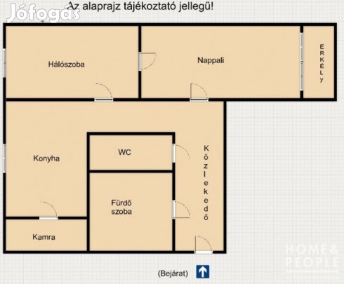 Eladó 55 nm-es tégla lakás Szeged Makkosház