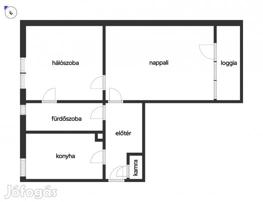 Eladó 56 m2-es társasházi lakás Gyöngyösön