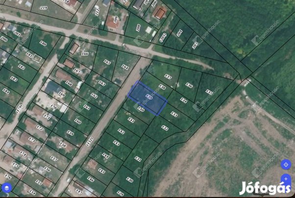 Eladó 582 m-es nyaraló telek Monorierdőn, Rigó utcában!