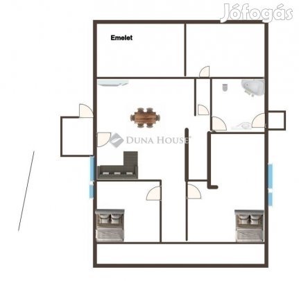 Eladó 58 nm-es lakás Kistarcsa