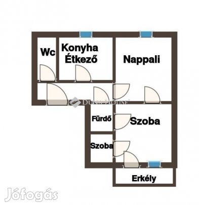 Eladó 59 nm-es lakás Pécs