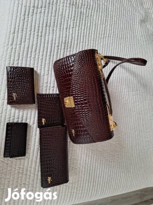 Eladó 5 darabos Lacoste márkájú táska szett.