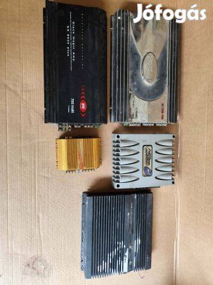Eladó 5 db autós erősítő egyben