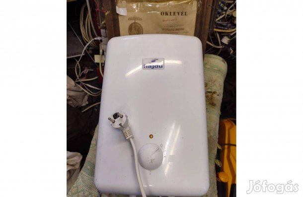 Eladó 5 liters Hajdú bojler , csapteleppel. Mosdó fölé szerelhető