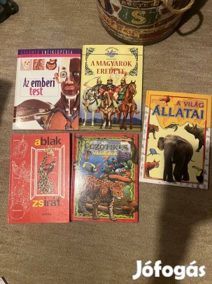 Eladó 5db gyermek könyv, szép színes