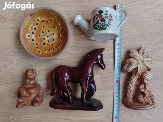 Eladó 5db kerámia tárgy Zalaegerszegen a képek alapján