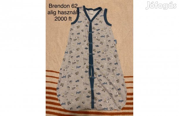 Eladó 62-es pamut baba hálózsák (Brendon)