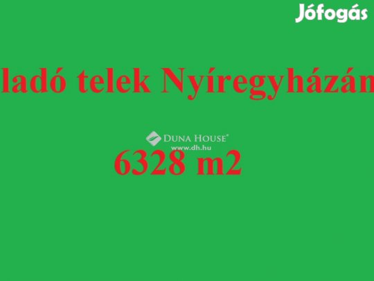Eladó 6328 nm-es telek Nyíregyháza