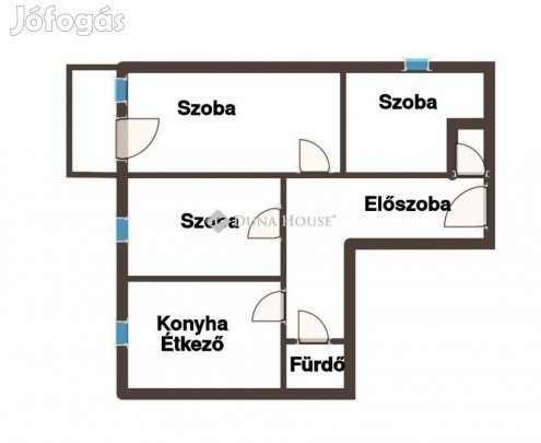 Eladó 67 nm-es lakás Pécs