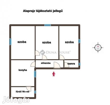 Eladó 70 nm-es ház Mezőszilas