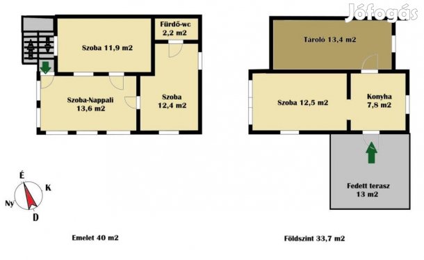 Eladó 73 nm-es Üdülő, nyaraló Miskolc
