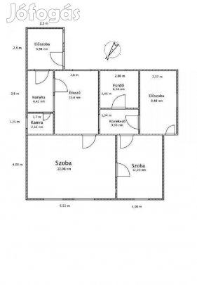 Eladó 77 nm-es ház Ajka