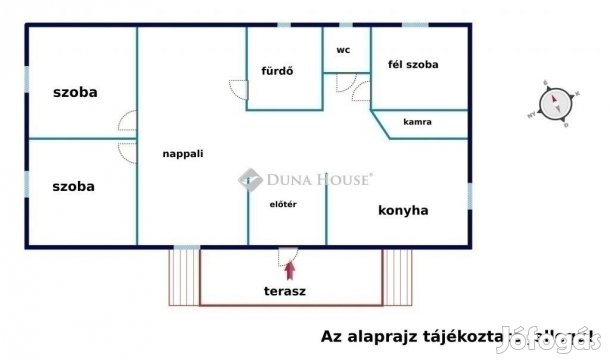 Eladó 77 nm-es ház Úri