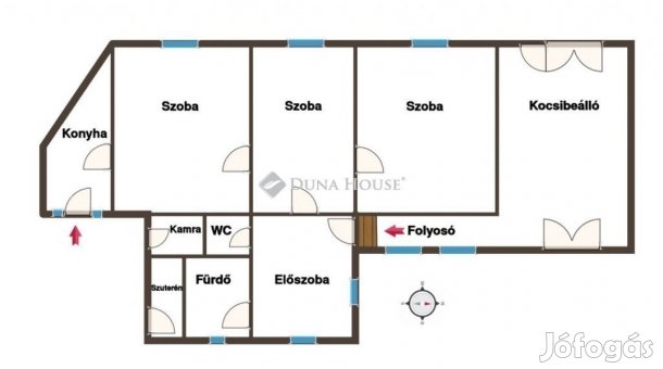 Eladó 80 nm-es ház Bóly