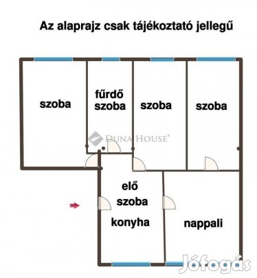 Eladó 81 nm-es lakás Debrecen