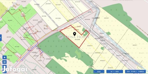 Eladó 8 682 m-es külterületi telek, kiváló megközelítéssel!