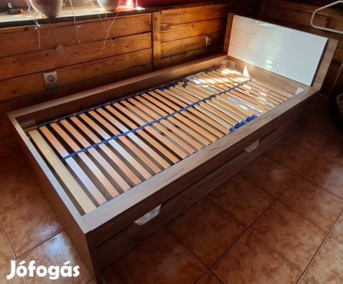 Eladó 90×200-as teljesen új ágyneműtartós ágy!
