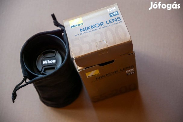Eladó AFS DX VR Zoom-Nikkor ED 55-200mm f/45.6G objektív objektív