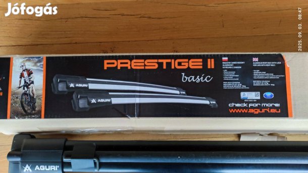 Eladó Aguri Prestige II. Basic tetőcsomagtartó