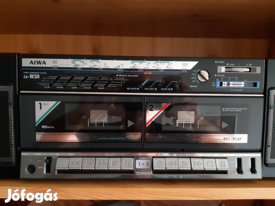 Eladó Aiwa CA-W30 boombox / rádiósmagnó ( szervizelve )