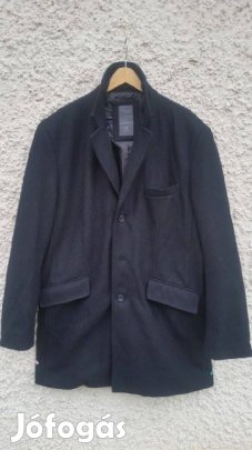 Eladó Angelo Litrico fekete gyapjú / szövet kabát. XL méret